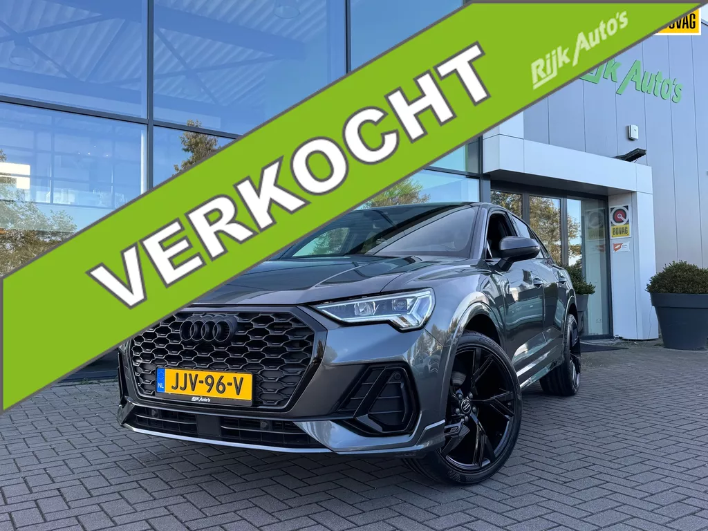 Audi Q3 Sportback 35 TFSI S-Line 3X * Matrix Led * Black Pack * Stoelverwarming