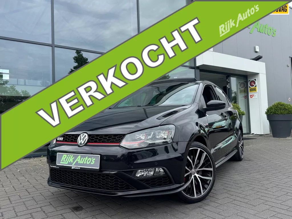 Volkswagen Polo 1.8 TSI GTI * Panoramadak * Stoelverwarming * Clima * PDC 2X Volkswagen Polo 1.8 TSI GTI * Panoramadak * Stoelverwarming * Clima * PDC 2X